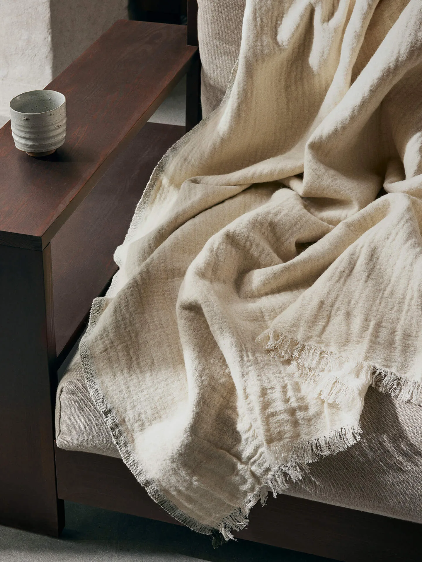 Weaver throw 120x170 cm, Off-white Ferm Living