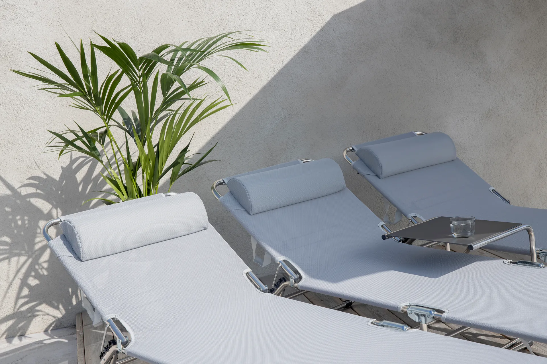 Amigo/Samba neck cushion, Textaline grey Fiam