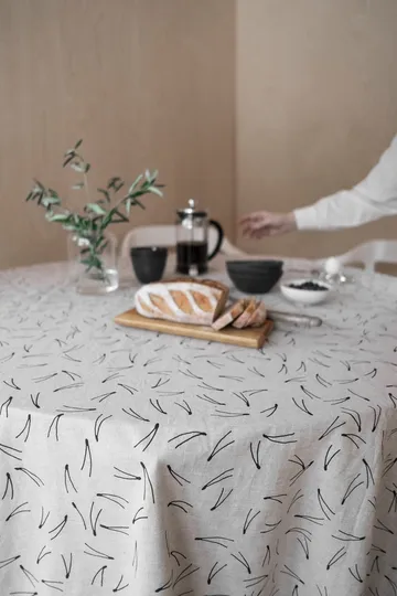Barr table cloth 137x238 cm - Black-nature - Fine Little Day