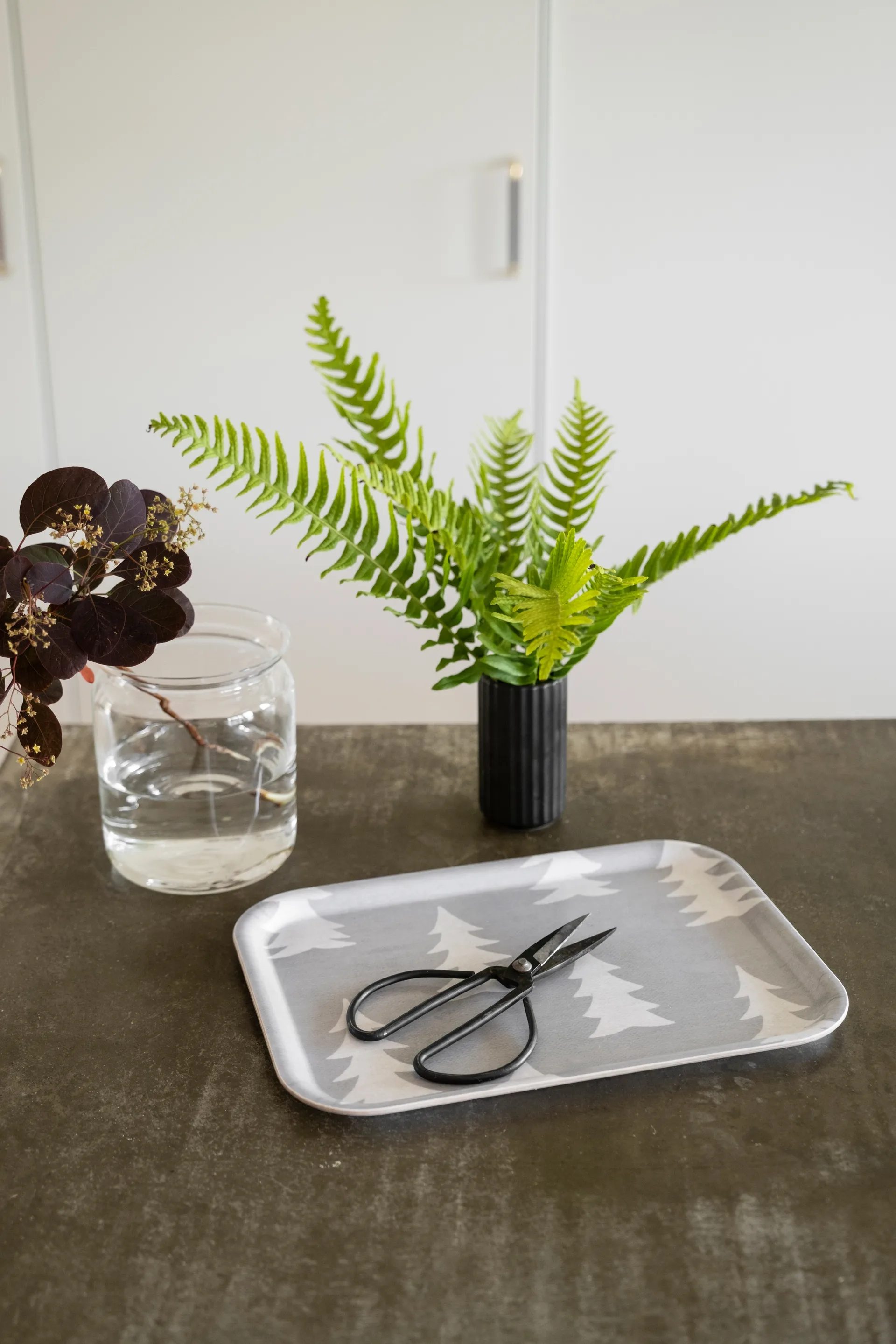 Gran tray 20x27 cm, grey-white Fine Little Day