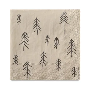 Tall napkin 25-pack - nature-brown - Fine Little Day