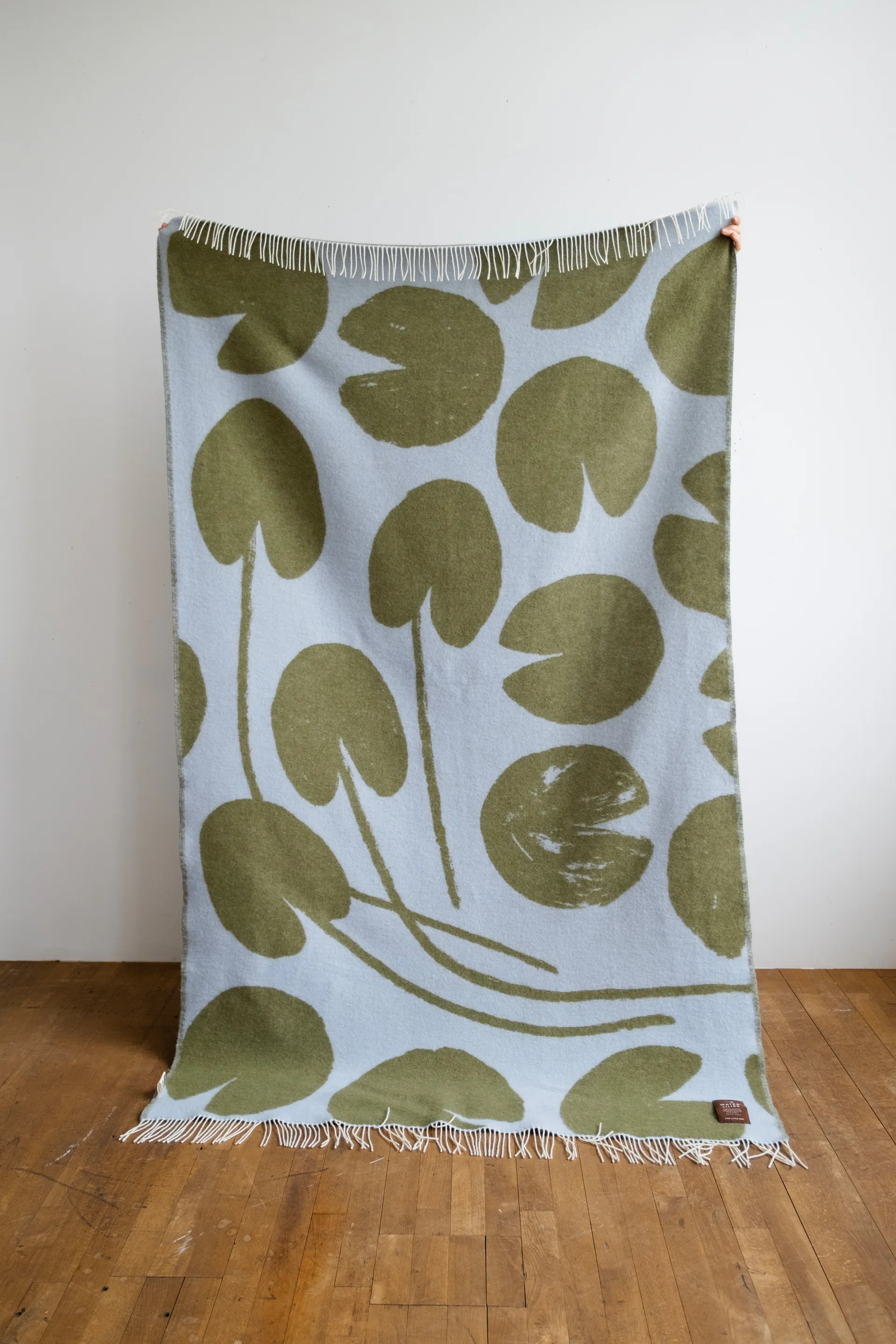 Water lilies throw 130x220 cm, Blue-green Fine Little Day