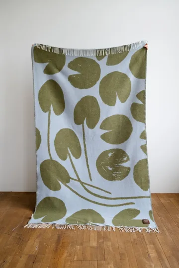 Water lilies throw 130x220 cm - Blue-green - Fine Little Day