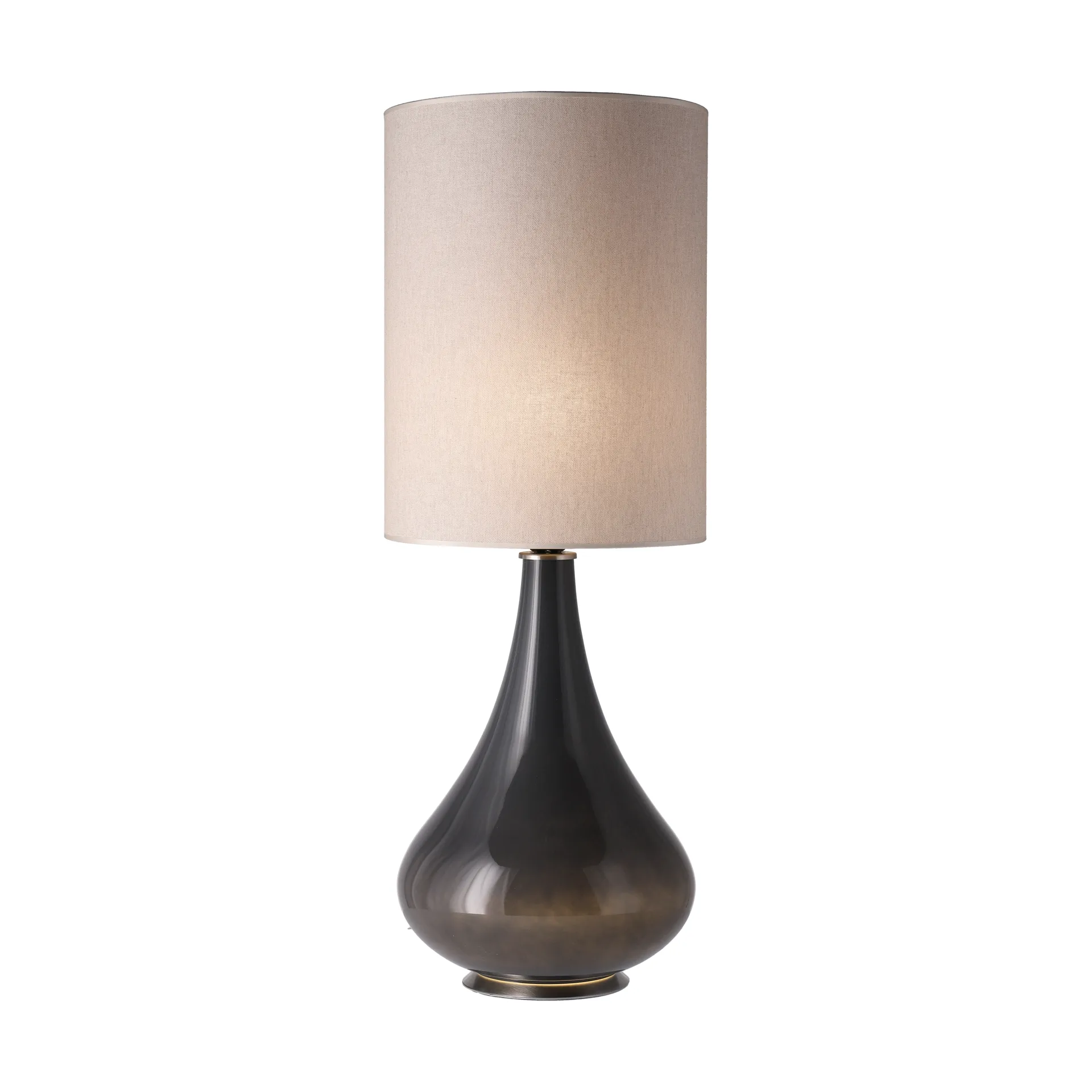 Renata table lamp grey lamp base, Milano Tostado L Flavia Lamps