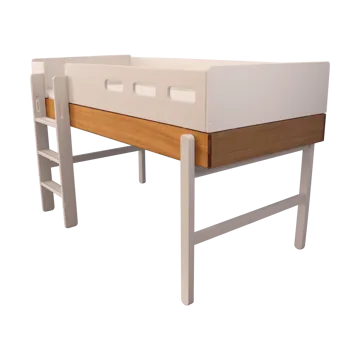 Popsicle high bed - Oak Cream - FLEXA