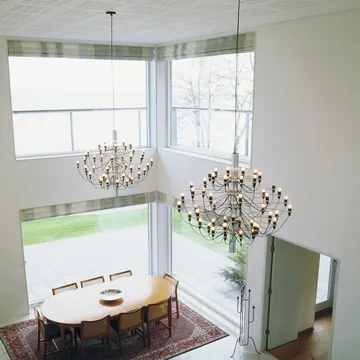 2097 Sarfatti chandelier LED - Chrome 50 lamps - Flos