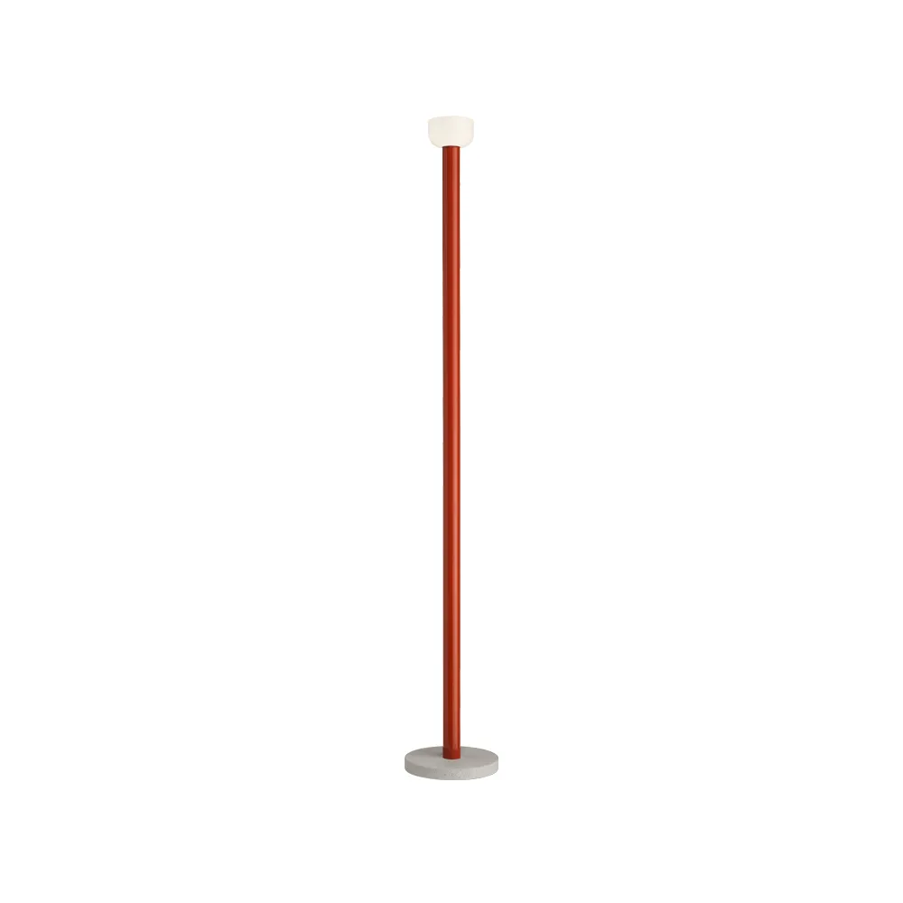 Bellhop floor lamp, Brick red Flos