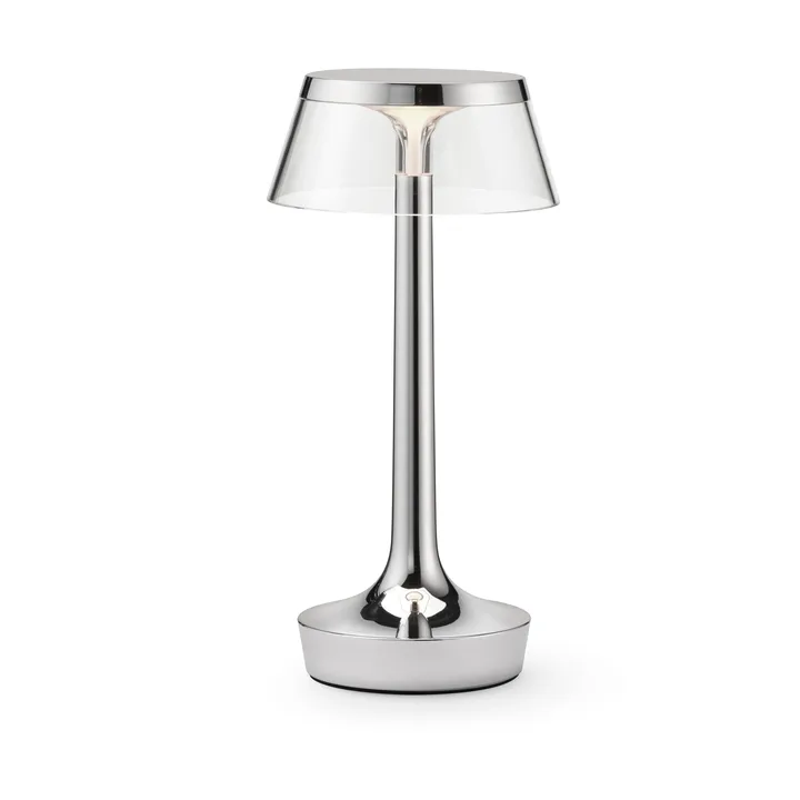 Bon Jour Unplugged table lamp - Chrome - Flos