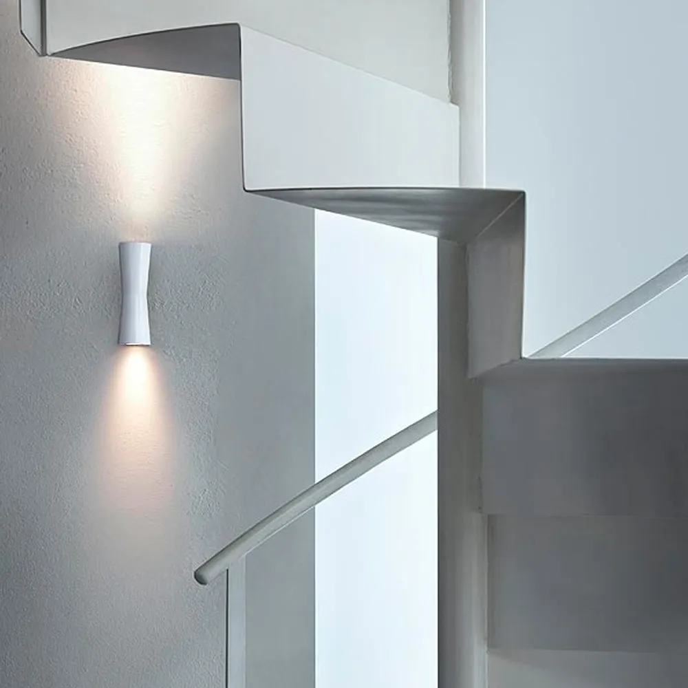 Clessidra 40°+40 wall lamp, Grey Flos