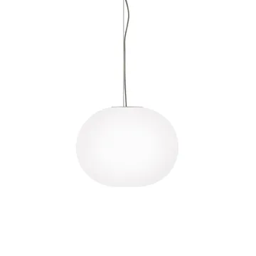 Glo-ball S1 pendant - White opal glass - Flos