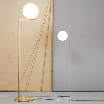 IC Lights F2 floor lamp - Black, opal - Flos