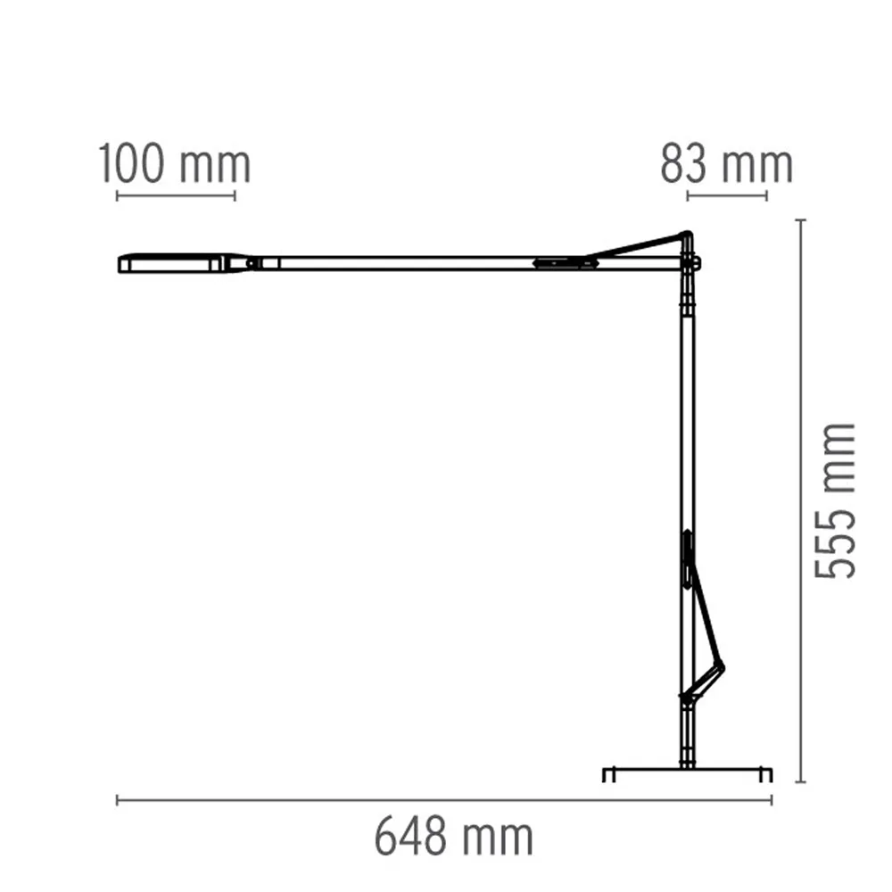 Kelvin T LED table lamp, Anthracite Flos