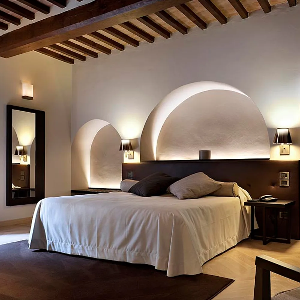 KTribe W wall lamp, Aluminum, textile shade Flos