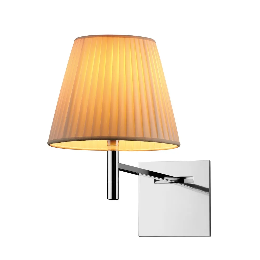 KTribe W wall lamp, Aluminum, textile shade Flos