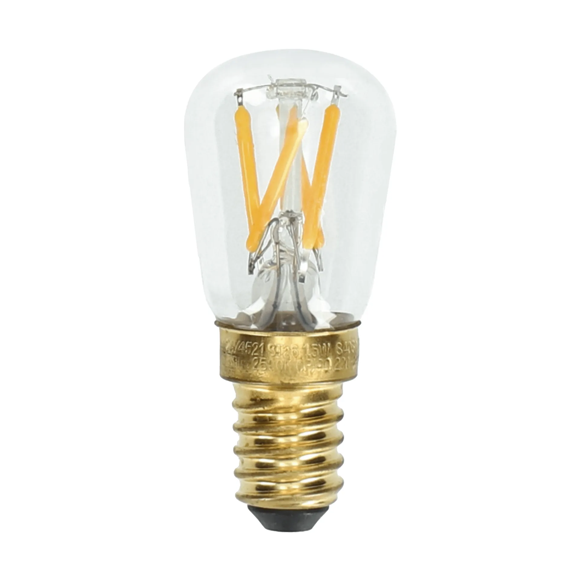LED pear-shaped light bulb E14, 2500K 90lm 1.5–1.7W, 32-pack Flos