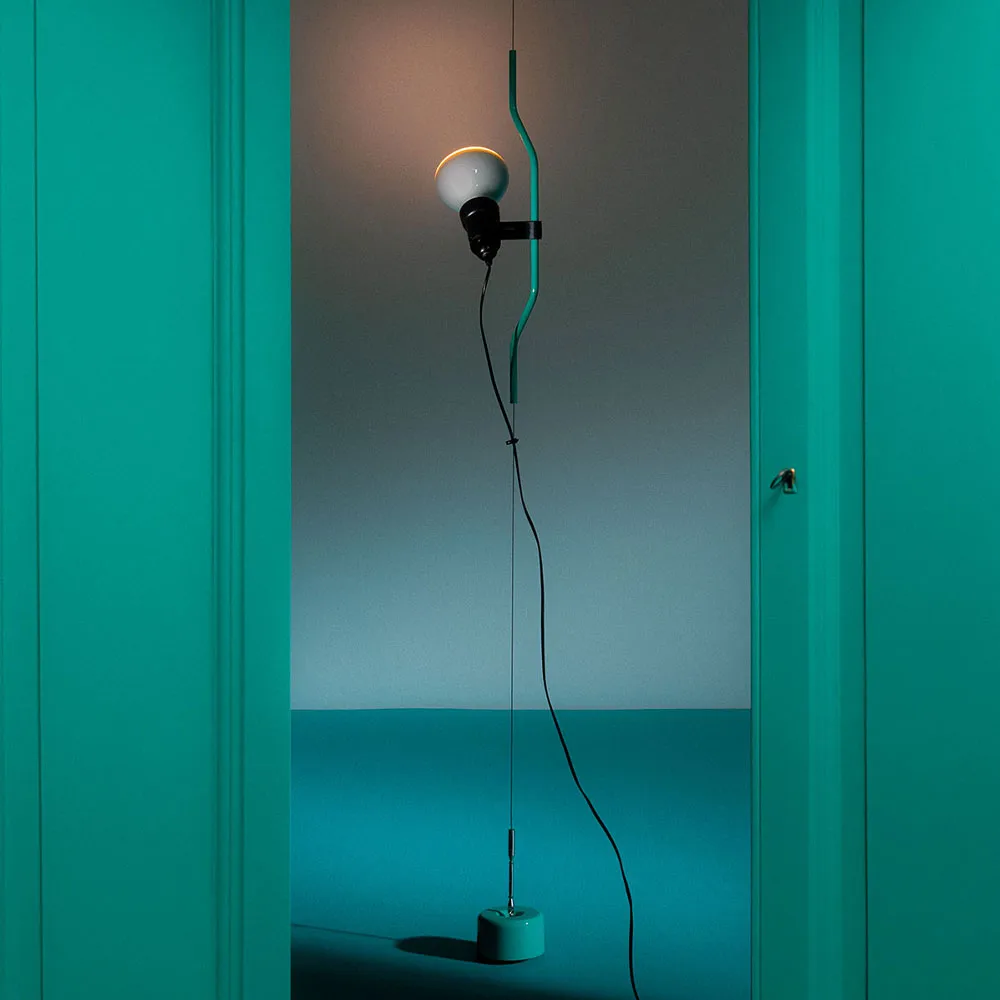 Parentesi floor and ceiling lamp dimmable, White Flos