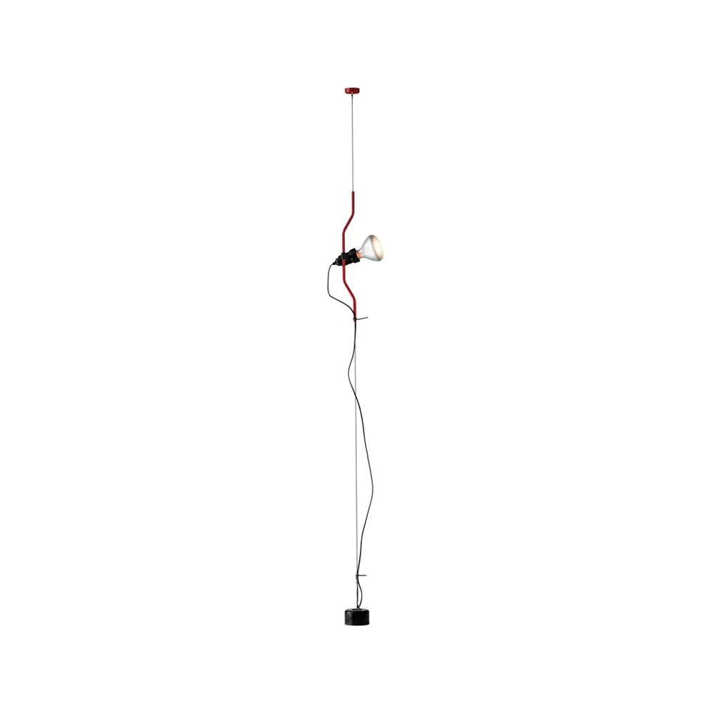 Parentesi floor and ceiling lamp, Red Flos