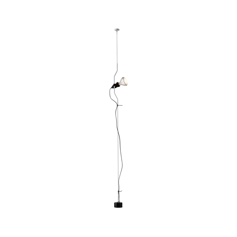 Parentesi floor and ceiling lamp, White Flos