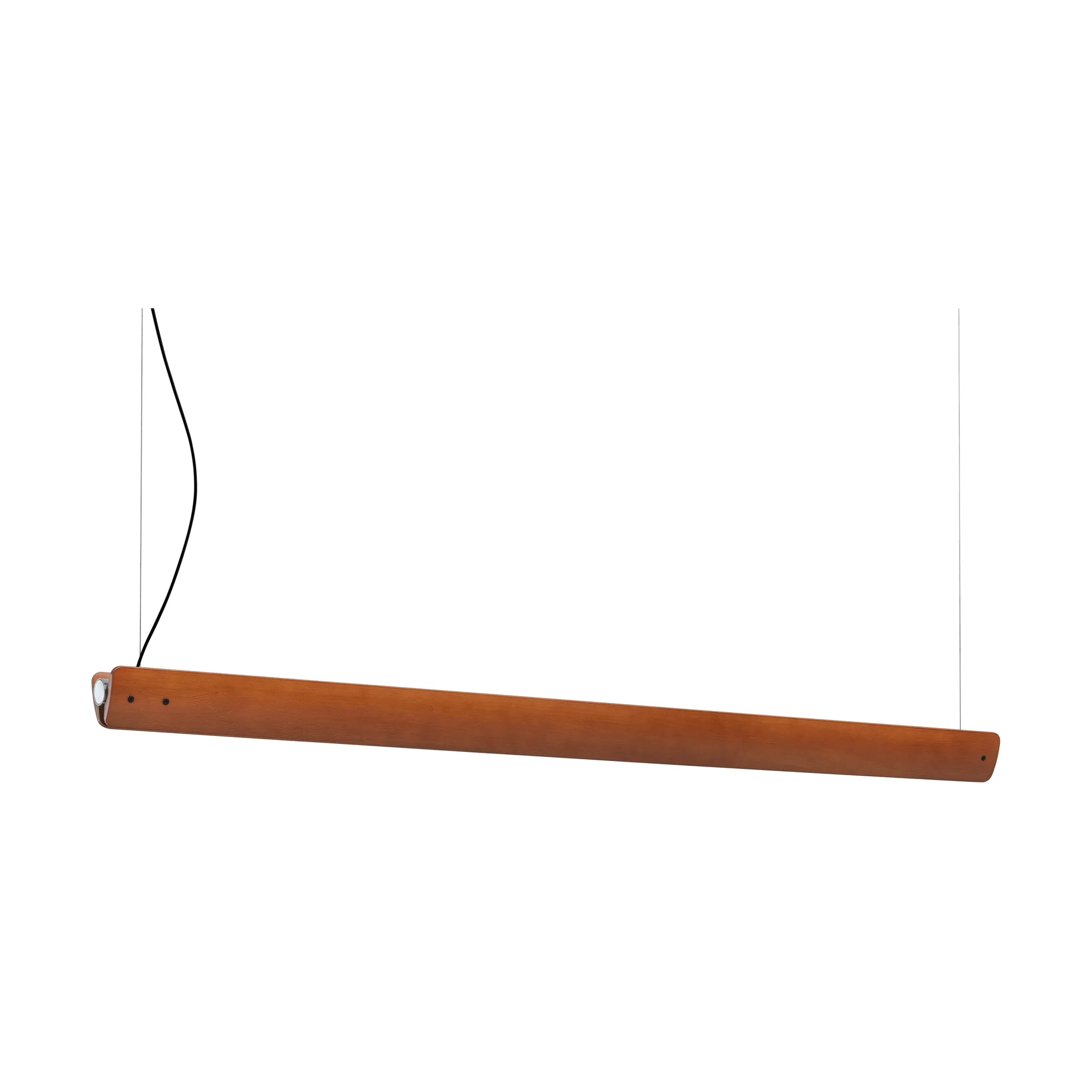 Seki-han pendant 169,2 cm, Heat treated ash-black metal Flos