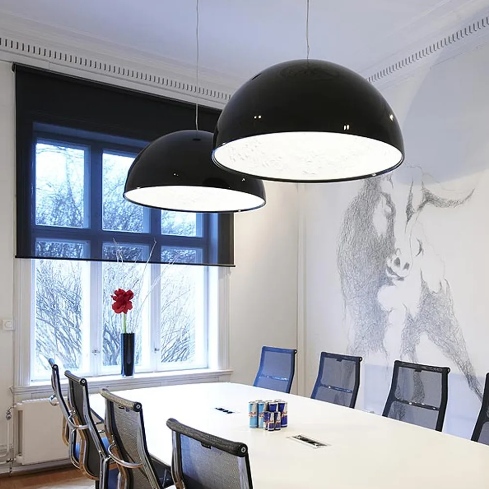 Skygarden 1 pendant, White gloss Flos