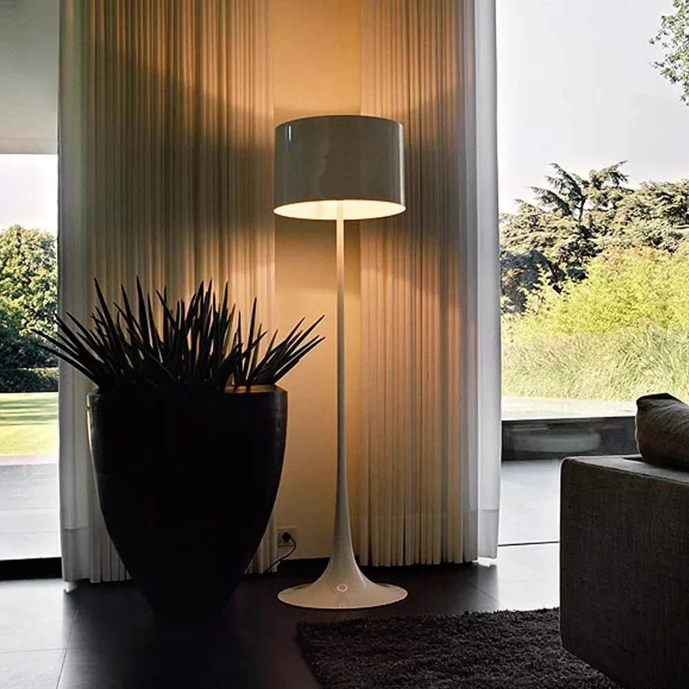 Spun Light F floor lamp, White Flos