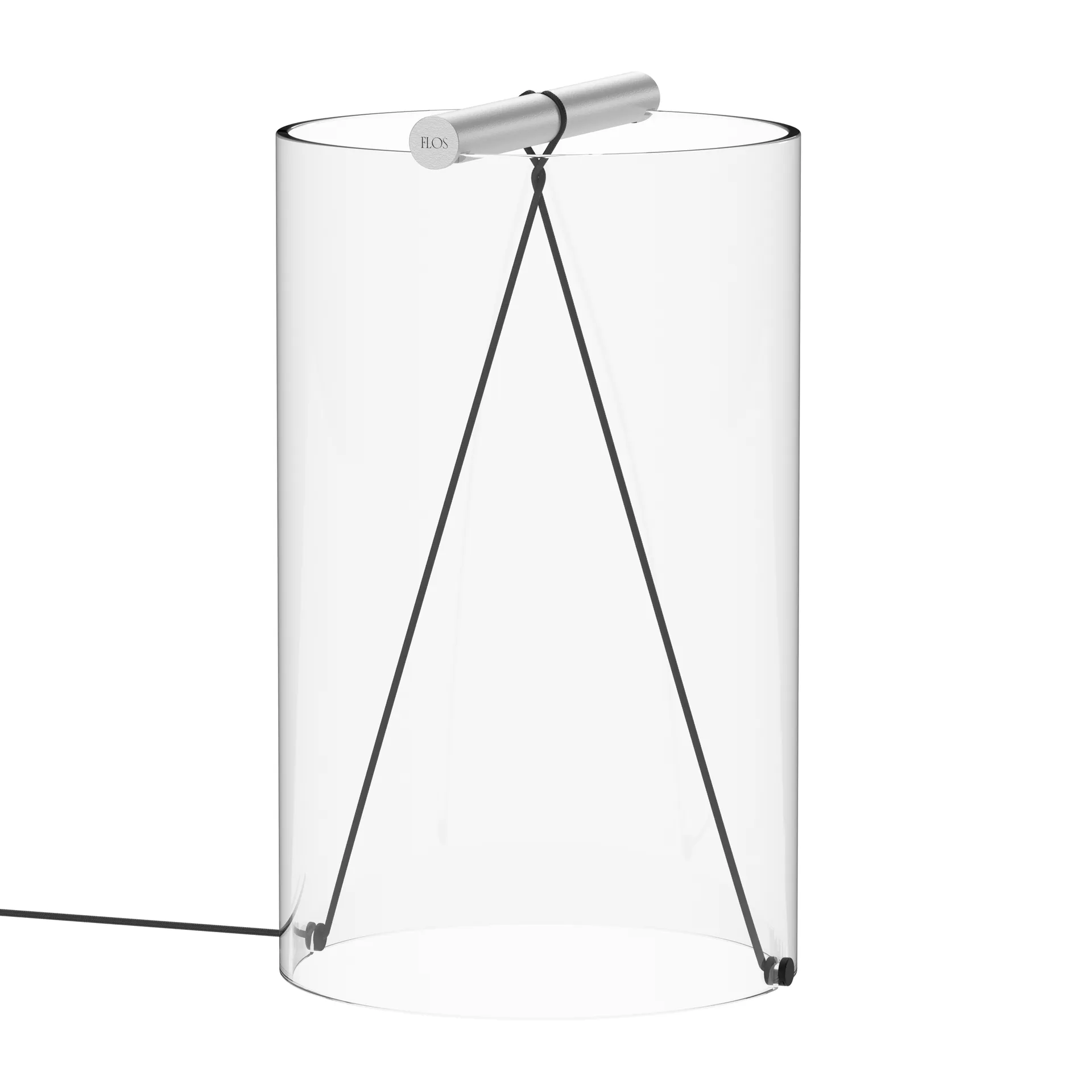 To-Tie T2 table lamp, Anodized aluminum Flos