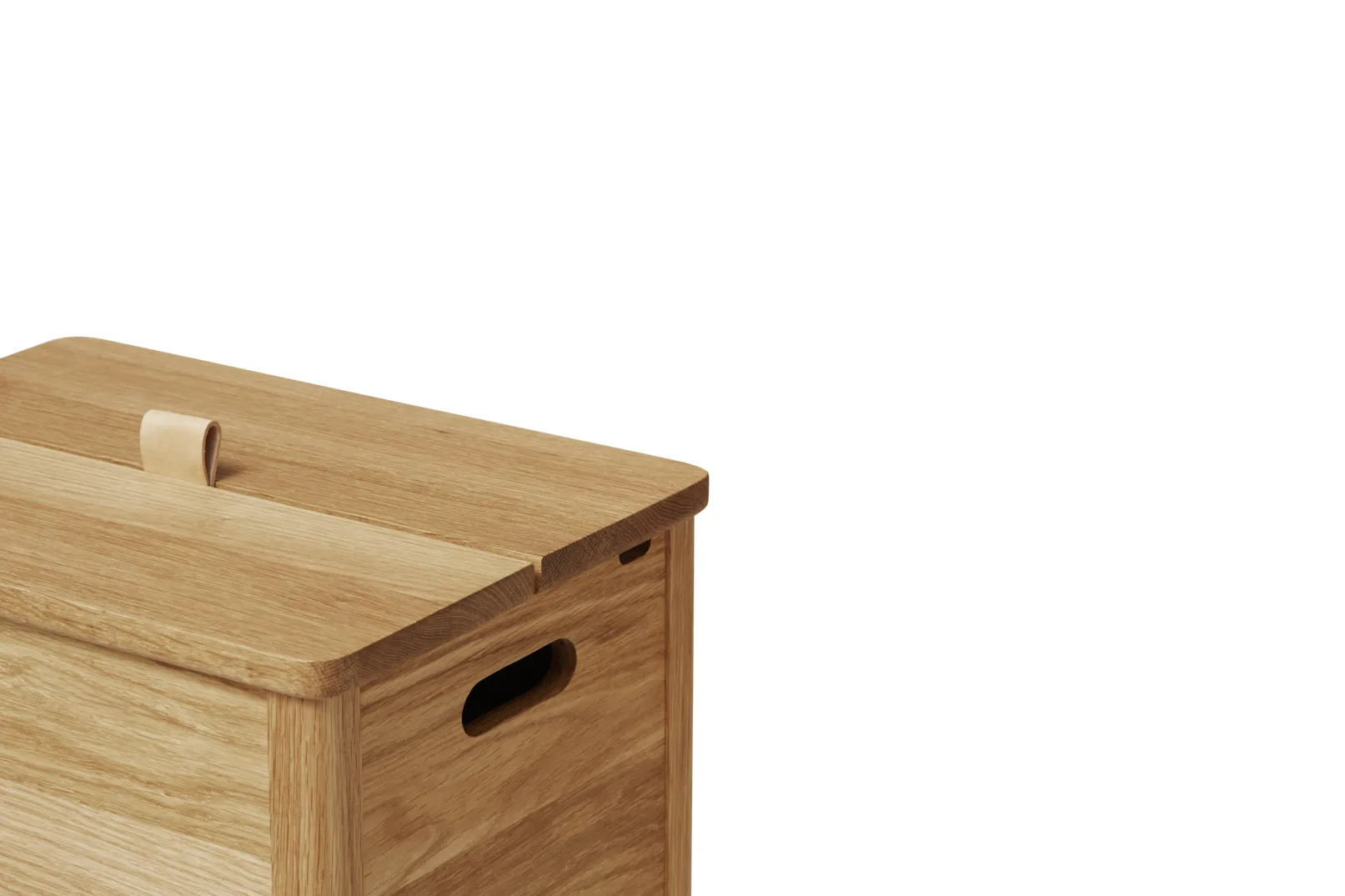 A Line laundry basket, Oak Form & Refine