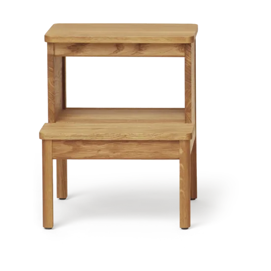 A line step stool, Oak Form & Refine