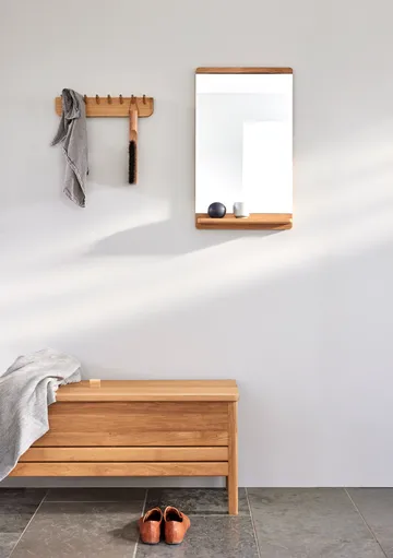 A Line storage bench 111 cm - Oak - Form & Refine