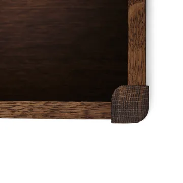 A Line storage bench 111 cm - Smoked oak - Form & Refine