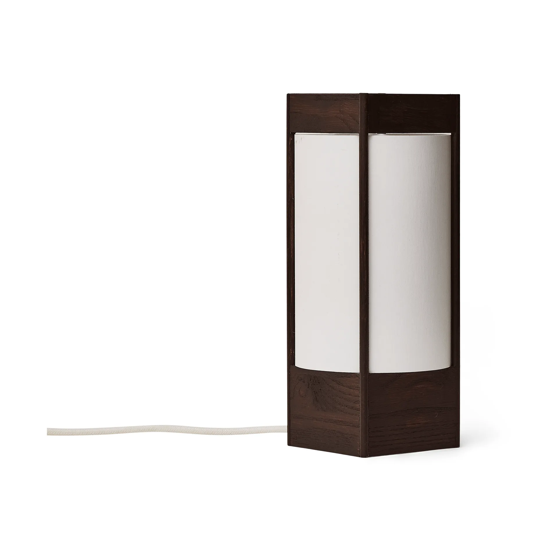 Andon table lamp, Dark brown ash, 32 cm Form & Refine