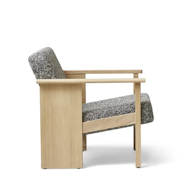 Block lounge chair - White oak-Zero 0004 - Form & Refine
