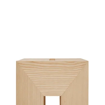 Monolith side table - Ash, 29x29x36 cm - Form & Refine