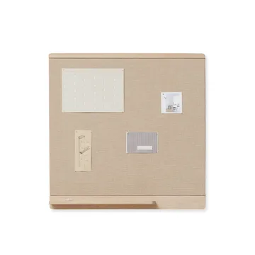 Rim pinboard 75x75 cm - White oak - Form & Refine