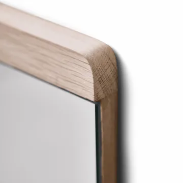 Rim wall mirror 35x110 cm - White oak - Form & Refine
