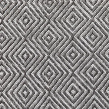 Diamond rug 140x200 cm - Grey - Formgatan