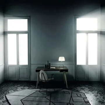 Lumiere Grande Dimmable table lamp - Warm white, champagne - Foscarini
