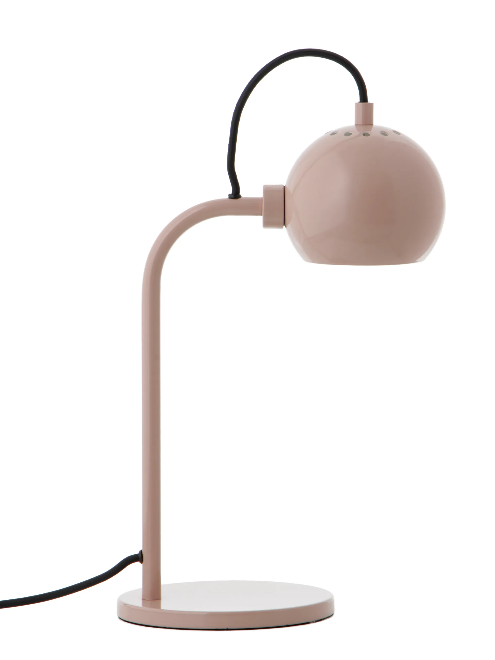 Ball table lamp 16x37 cm, Glossy nude Frandsen