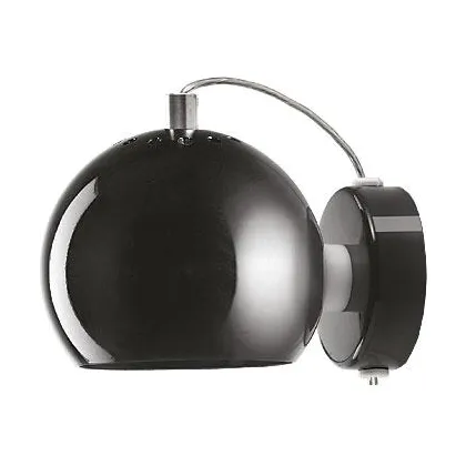 Ball wall lamp Ø12 cm - Black - Frandsen