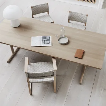 BM61 chair - Woven natural-oiled oak frame - Fredericia Furniture