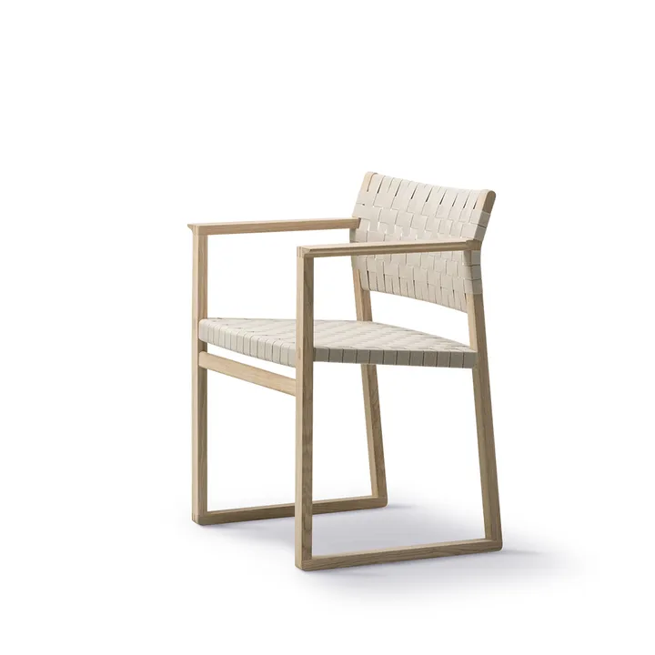 BM62 armchair - Woven natural-oiled oak frame - Fredericia Furniture