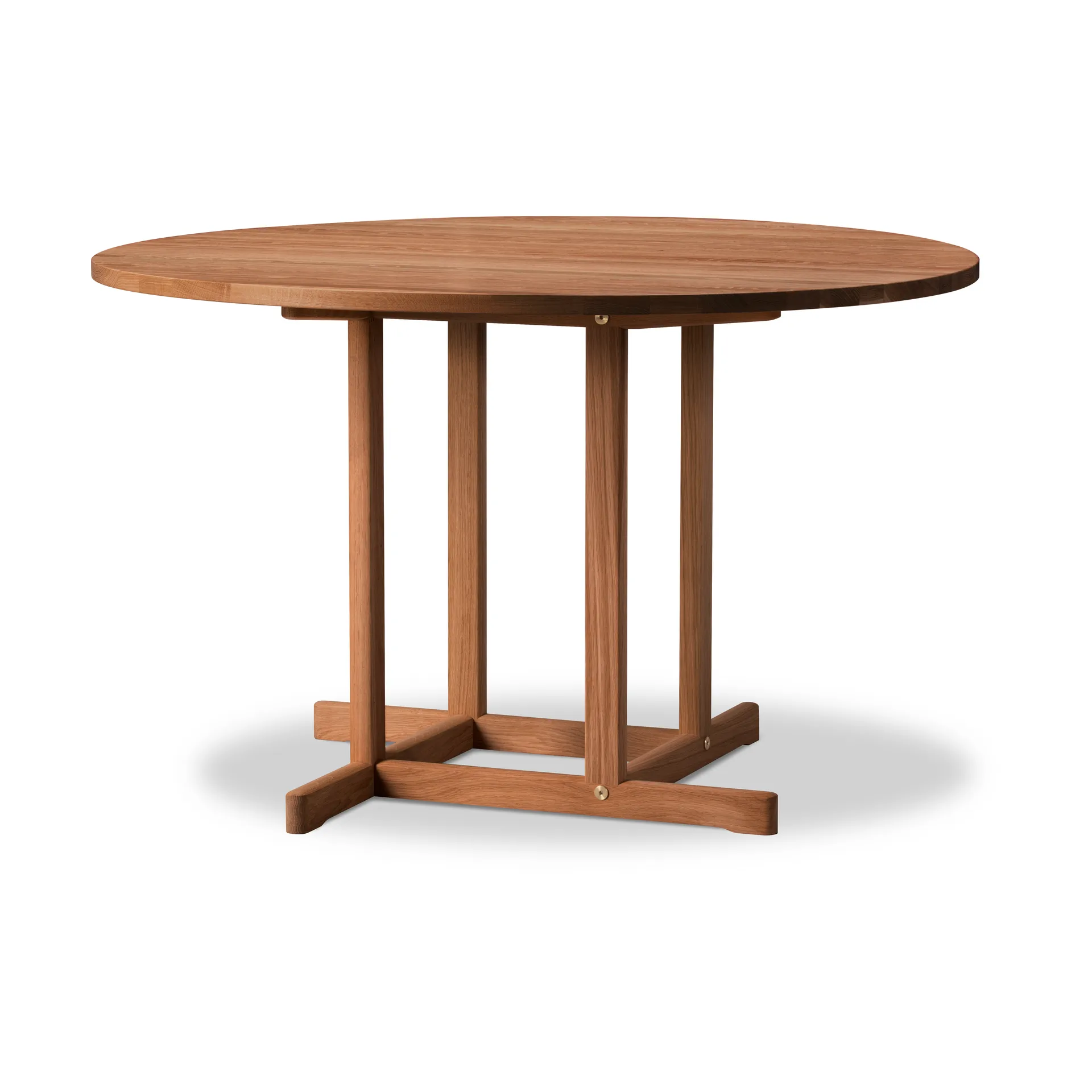 BM80 Mogensen Shaker Table table Ø120 cm, Smoked oiled oak Fredericia Furniture