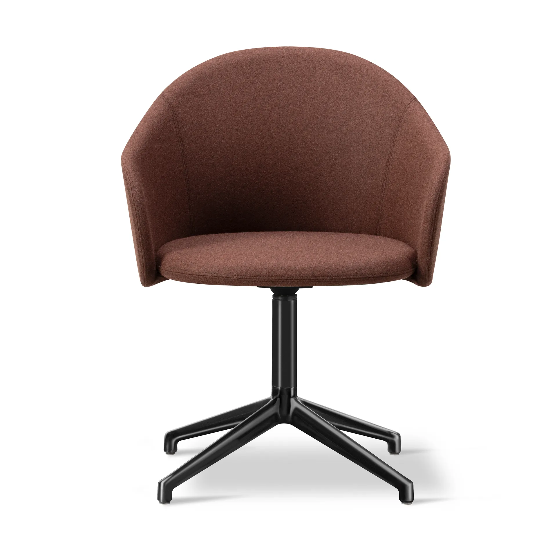 Gomo Armchair armchair swivel base 4-star, Blazer CUZ4D-black Fredericia Furniture