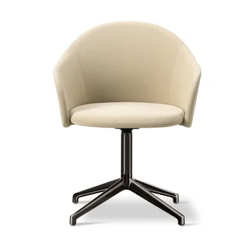 Gomo Armchair armchair swivel base 4-star - Mylla 221-flint - Fredericia Furniture