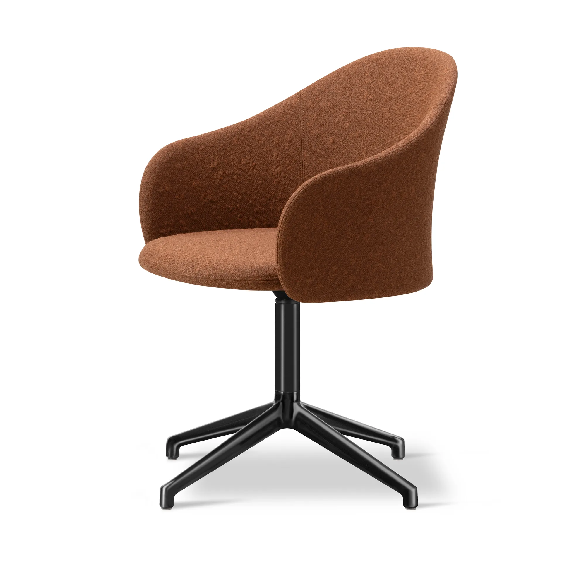 Gomo Armchair armchair swivel base 4-star, Myr 362-black Fredericia Furniture