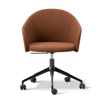 Gomo Armchair armchair swivel base 5-star - Myr 362-black - Fredericia Furniture