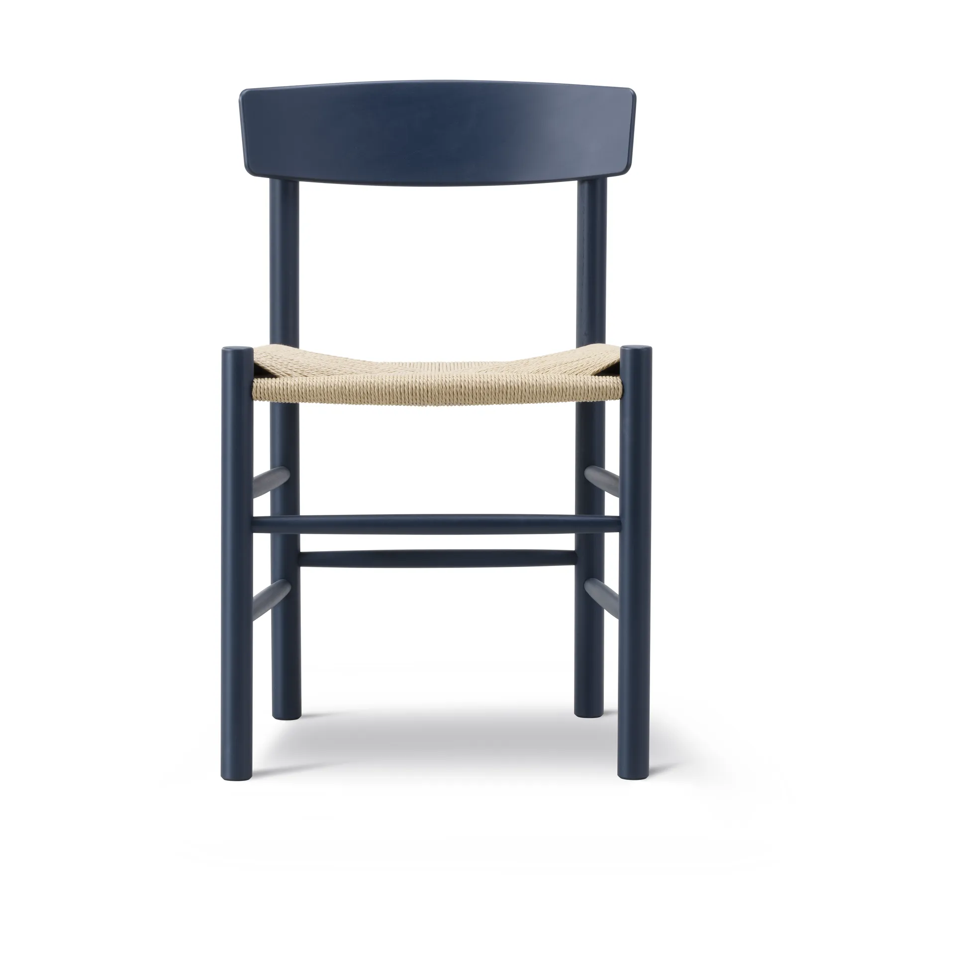 J39 chair, Indigo blue-braided natural Fredericia Furniture