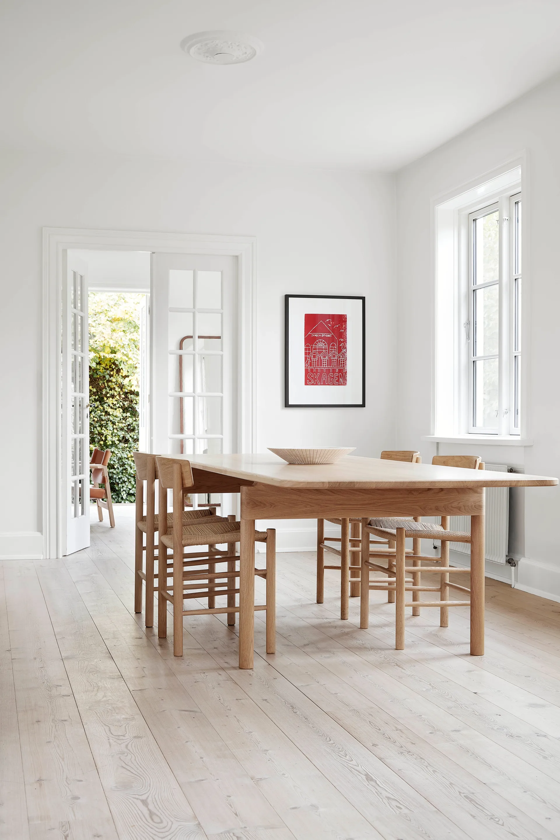 J39 chair, Light oiled oak—braided natural Fredericia Furniture