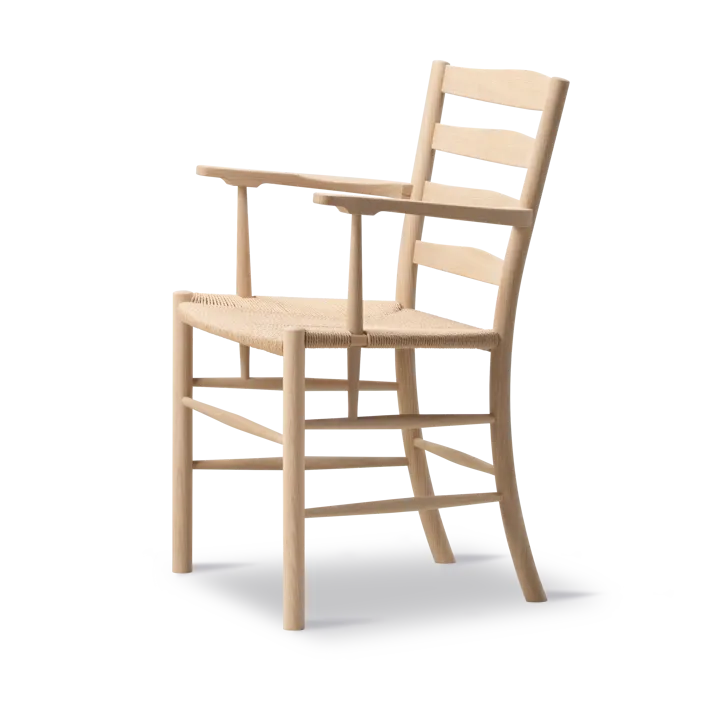 Klint armchair - Naturally braided - soap-finished oak - Fredericia Furniture
