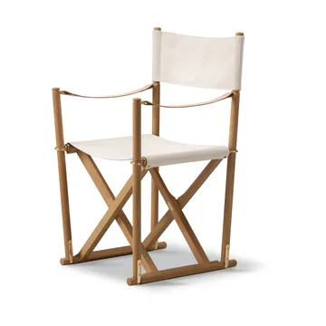 MK16 Folding Chair chair - Off white-oiled oak - Fredericia Furniture